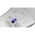 ÷ Mouse mars gaming rgb mmgloww white 12800dpi iluminacion total chroma-glow con cuerpo acabado en esp