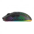 ÷ Mouse mars gaming wireless rgb mmw3 black usb 2.4g bateria recargable 3200dpi ultraligero hive ilumi