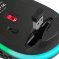÷ Mouse mars gaming wireless rgb mmw3 black usb 2.4g bateria recargable 3200dpi ultraligero hive ilumi
