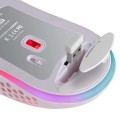 ÷ Mouse mars gaming wireless rgb mmw3 white usb 2.4g bateria recargable 3200dpi ultraligero hive ilumi