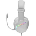 ÷ Headset mars gaming mh122 white ultra ligeros 184g drivers de neodimo 50mm microfono flexible jack 3