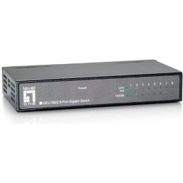 ÷ Switch level one no gestion 8p 10/100/1000 geu-0821