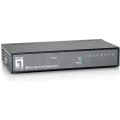 ÷ Switch level one no gestion 8p 10/100/1000 geu-0821