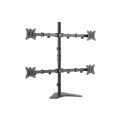 ÷ Soporte de mesa con base equip 650127 para 4 pantallas 17