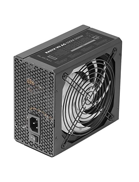÷ Fuente de alimentacion tacens radix vii ag 600w full modular, certificado 80 plus silver, pfc activo