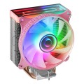 ÷ Ventilador con disipador de cpu mars gaming mcpu-vr pink dise?o doble espejo infinito 4 headpipes td