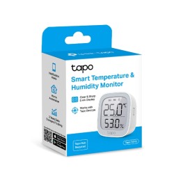 ÷ Sensor inalambrico de temperatura y humedad inteligente tp-link tapo t315 pantalla 2.7
