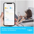 ÷ Sensor inalambrico de temperatura y humedad inteligente tp-link tapo t315 pantalla 2.7