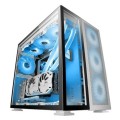 ÷ Caja e-atx torre gaming mars gaming mc-nova custom xxl lateral y parte de frontal en cristal templad