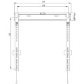 ÷ Soporte de pared fijo equip 650363 para pantalla 32
