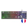 ÷ Teclado en frances hibrido h-mecanico mars gaming mk220fr black switch h-mechanical retroiluminado f