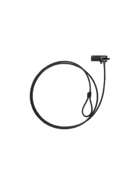 ÷ Cable de seguridad portatiles/monitores/televisiones tooq tqclk0015-g con combinaci?n 4 digitos 1.5