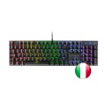 ÷ Teclado mecanico en italiano mars gaming mk422 black switch azul pr de 100hz anti-ghosting avanzado 
