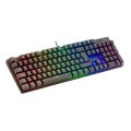 ÷ Teclado mecanico en italiano mars gaming mk422 black switch azul pr de 100hz anti-ghosting avanzado 