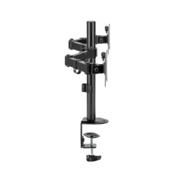 ÷ Soporte de mesa equip 650157 para 2 pantallas 17