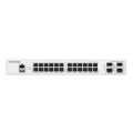 ÷ Switch gestionable fortinet fs-124f l2 24xge rj45 4xge sfp 256 mb ddr3 montaje rack ventilador