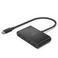 ÷ Hub usb 3.2 belkin avc018btbk 4 puertos usb-c gen2 pd 100w negro