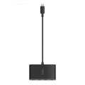 ÷ Hub usb 3.2 belkin avc018btbk 4 puertos usb-c gen2 pd 100w negro