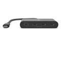 ÷ Hub usb 3.2 belkin avc018btbk 4 puertos usb-c gen2 pd 100w negro