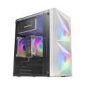÷ Caja microatx gaming mars gaming mc-me white frontal mesh con 2 ventiladores frgb 120mm lateral de c
