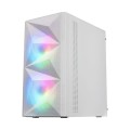 ÷ Caja microatx gaming mars gaming mc-me white frontal mesh con 2 ventiladores frgb 120mm lateral de c