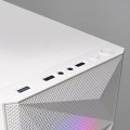 ÷ Caja microatx gaming mars gaming mc-me white frontal mesh con 2 ventiladores frgb 120mm lateral de c