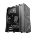÷ Caja microatx gaming mars gaming mc-1500 black frontal metal-mesh lateral crital templado completo s