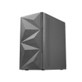 ÷ Caja microatx gaming mars gaming mc-1500 black frontal metal-mesh lateral crital templado completo s