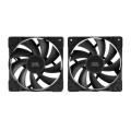 ÷ Kit 2xventilador interno mars gaming mf-pwmx2 black rodamientos de fluido dinamico sistema pwm