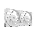 ÷ Kit 2xventilador interno mars gaming mf-pwmx2 white rodamientos de fluido dinamico sistema pwm