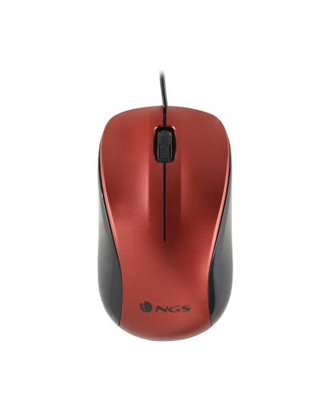 ÷ Mouse ngs crew red optico con cable