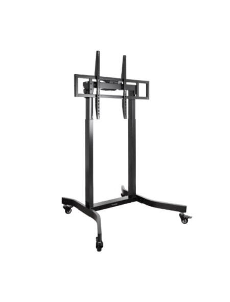 ÷ Soporte de suelo con ruedas tooq fsm02-b para pantallas de 55