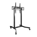 ÷ Soporte de suelo con ruedas tooq fsm02-b para pantallas de 55