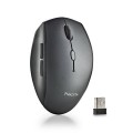 ÷ Mouse ngs wireless ergo bee black con teclas silenciosas negro