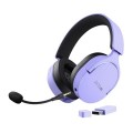 ÷ Headset bluetooth trust gaming fayzo gxt 491 lila 25305 bt y usb 2.4ghz microfono desmontable y flex