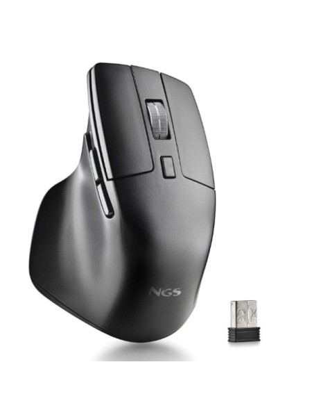 ÷ Mouse ngs wireless multimodo hit-rb recargable con teclas silenciosas