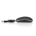 ÷ Mouse ngs negro para port?til con cable retr?ctil ngs sin black