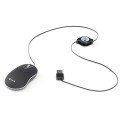÷ Mouse ngs negro para port?til con cable retr?ctil ngs sin black