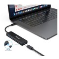 ÷ Hub usb-c equip life 128964 4 puertos 2xusb-a 3.0 2xusb-c 3.2 compatible con thunderbolt 3/4 1xusb-c