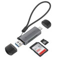 ÷ Card reader externo concentronic bian05g usb-c y usb-a compatible sd, sdhc, sdxc, micro sd