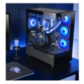 ÷ Caja e-atx torre gaming mars gaming mc-ult xxl black frontal y lateral de cristal templado sin fuent