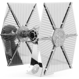 ÷ Maqueta 3d metal fascinations star wars imperial tie fighter montaje sin pegamento ni soldadura