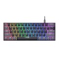 ÷ Teclado mecanico trust gaming gxt 867 acira compacto usb-a/usb-c iluminacion rgb interruptores rojos