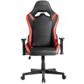÷ Silla gamer mars gaming mgcprobr negra con detalle rojos brazos regulables en altura reclinable 135?