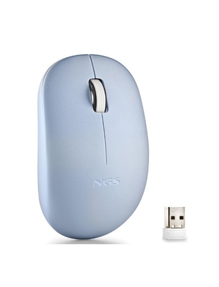 ÷ Mouse ngs wireless fog pro azul 1000dpi 2 botones nano receptor 2.4ghz