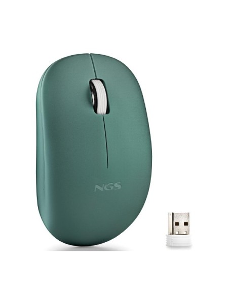 ÷ Mouse ngs wireless fog pro verde 1000dpi 2 botones nano receptor 2.4ghz