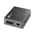 ÷ Convertidor fibra tp-link mc110cs rj45 eth a fibra monomodo sc 100mb fullduplex hasta 20km montaje e
