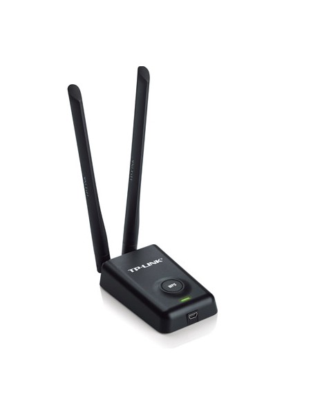÷ Usb wifi tp-link wn8200nd 300mb alta potencia 500mw 2 antenas 5dbi desmontables rp-sma 1p usb para a