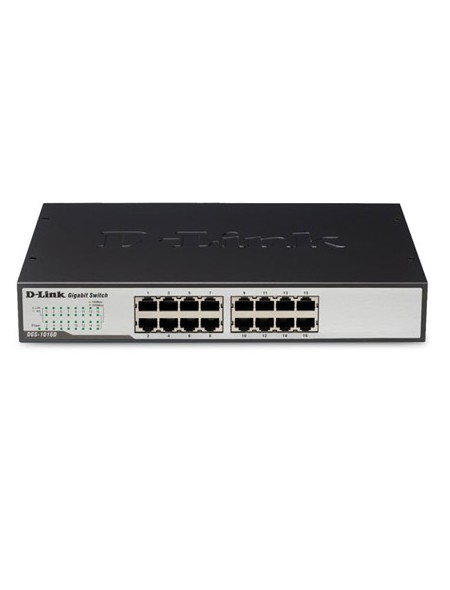 ÷ Switch no gestionable d-link dgs-1016d 16p giga sobremesa kit de instalacion rack 19