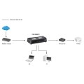÷ Switch level one no gestion 8 puertos 10/100 mini no rack base magnetica